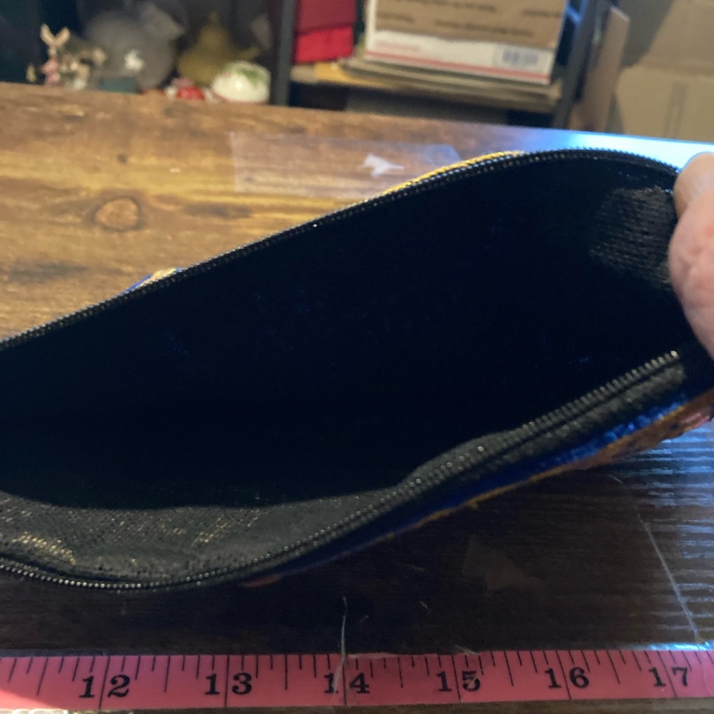 Sequin And Glitter Thread Boho Pouch - image 5